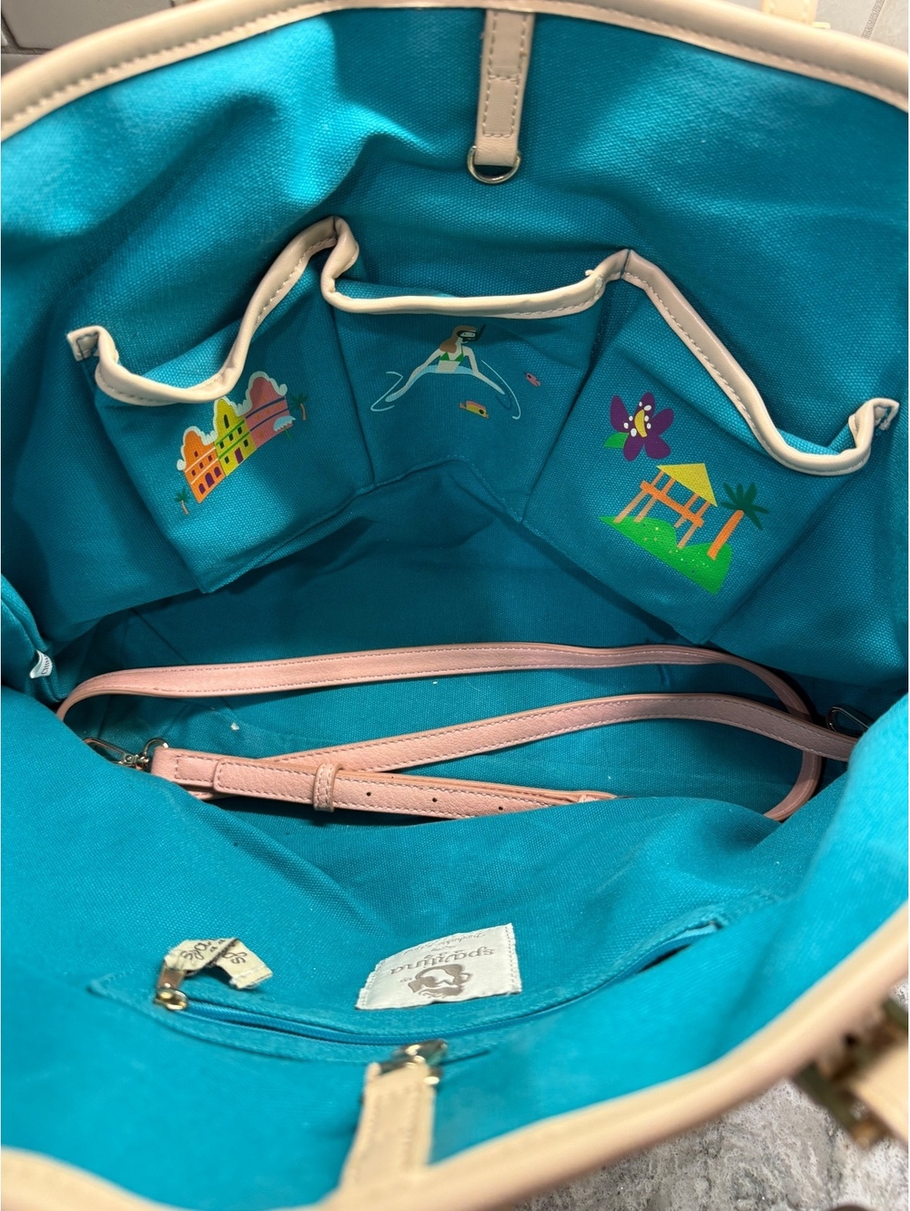 Spartina 449 Caribbean tote bag - Picture 6 of 8
